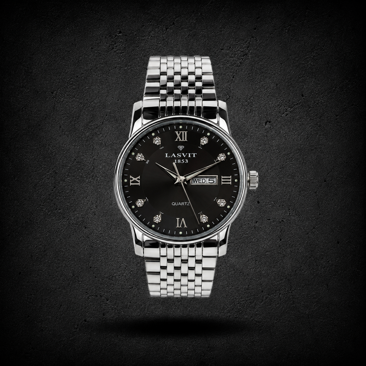 Reloj Lasvit Classic Silver Black