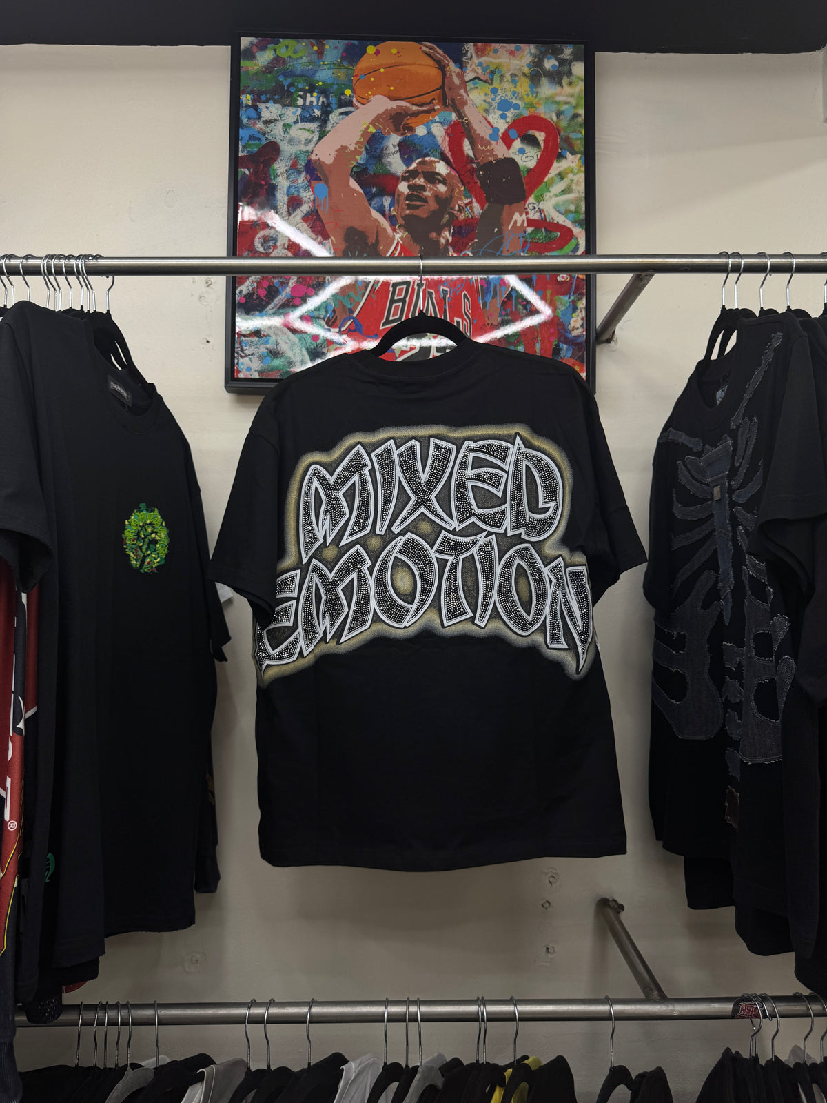 Playera Mixed Emotion Angel Escape – Black Edition