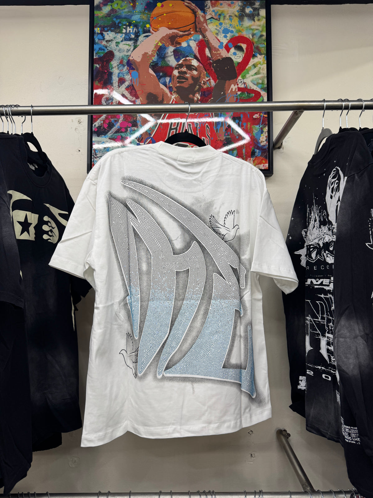 Playera Mixed Emotion Angel Wings – White Edition