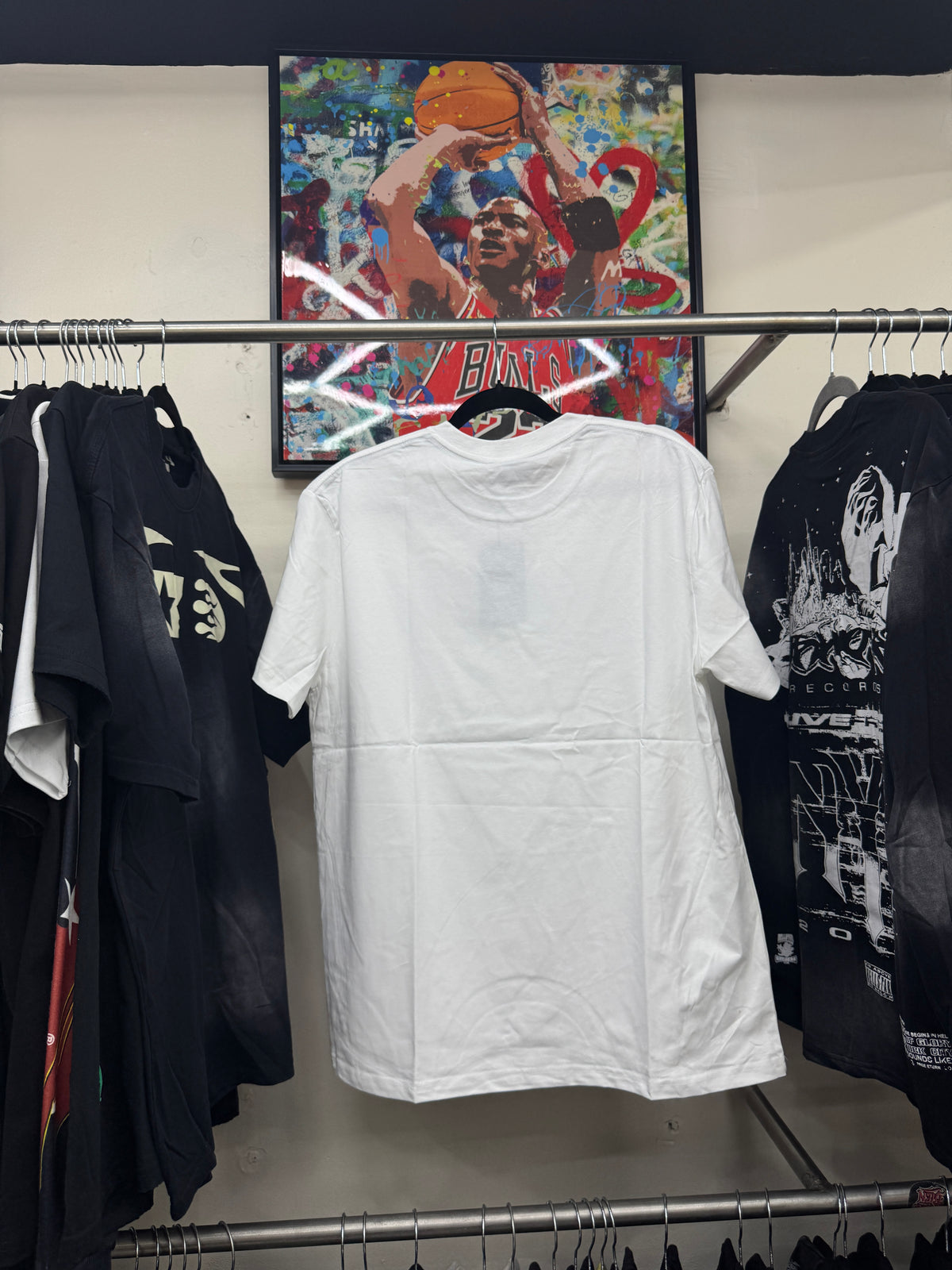 Playera HUGO Creative Dept. – White & Blue Edition