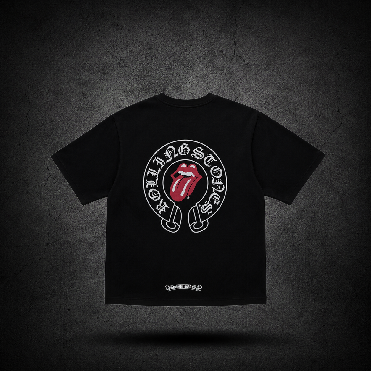Playera Chrome Hearts x Rolling Stones Black