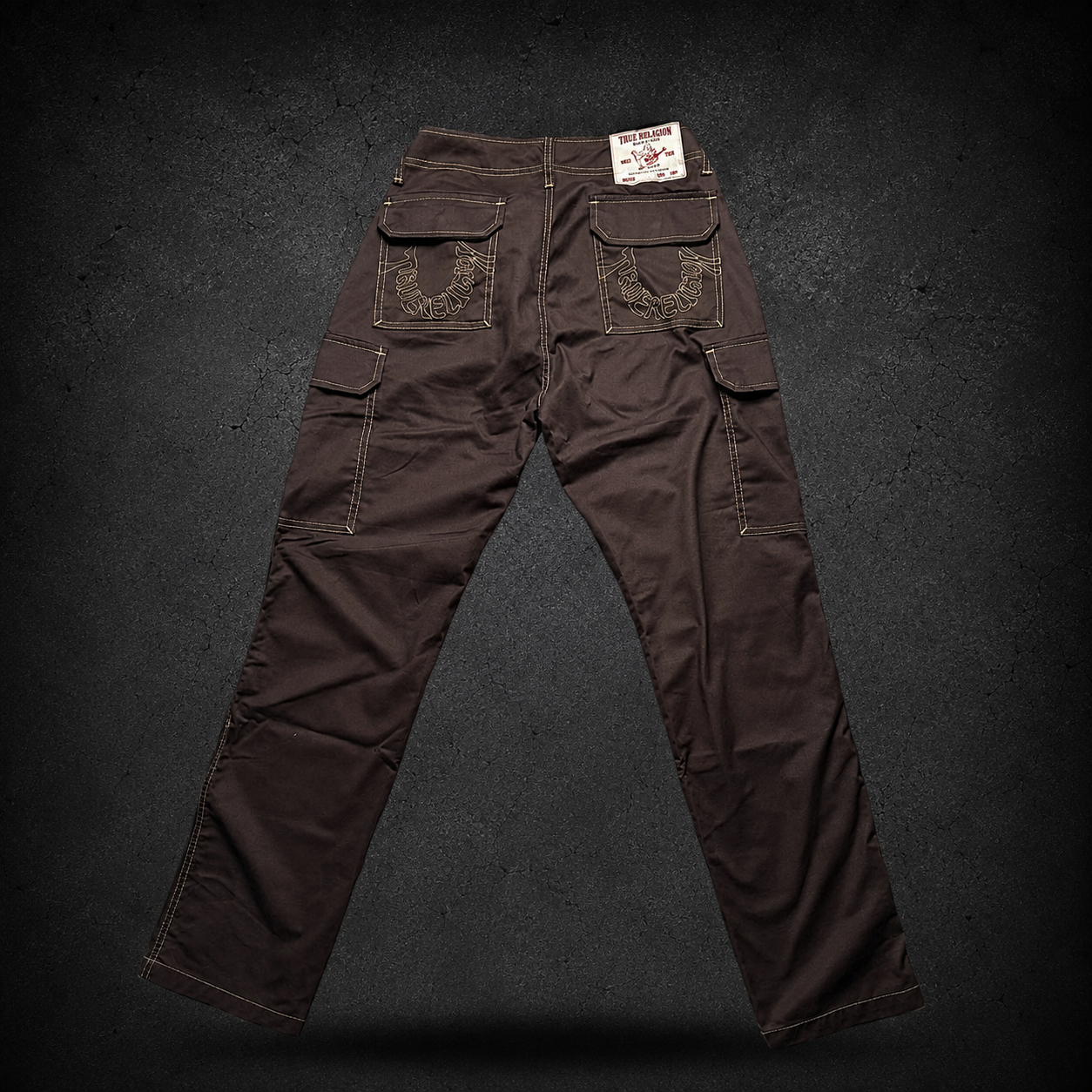 Pantalón Cargo True Religion Brown Utility