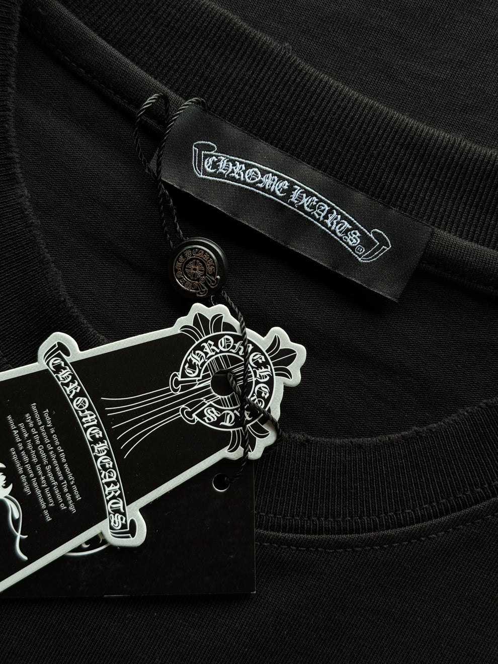 Chrome Hearts Horseshoe Cross Black Tee