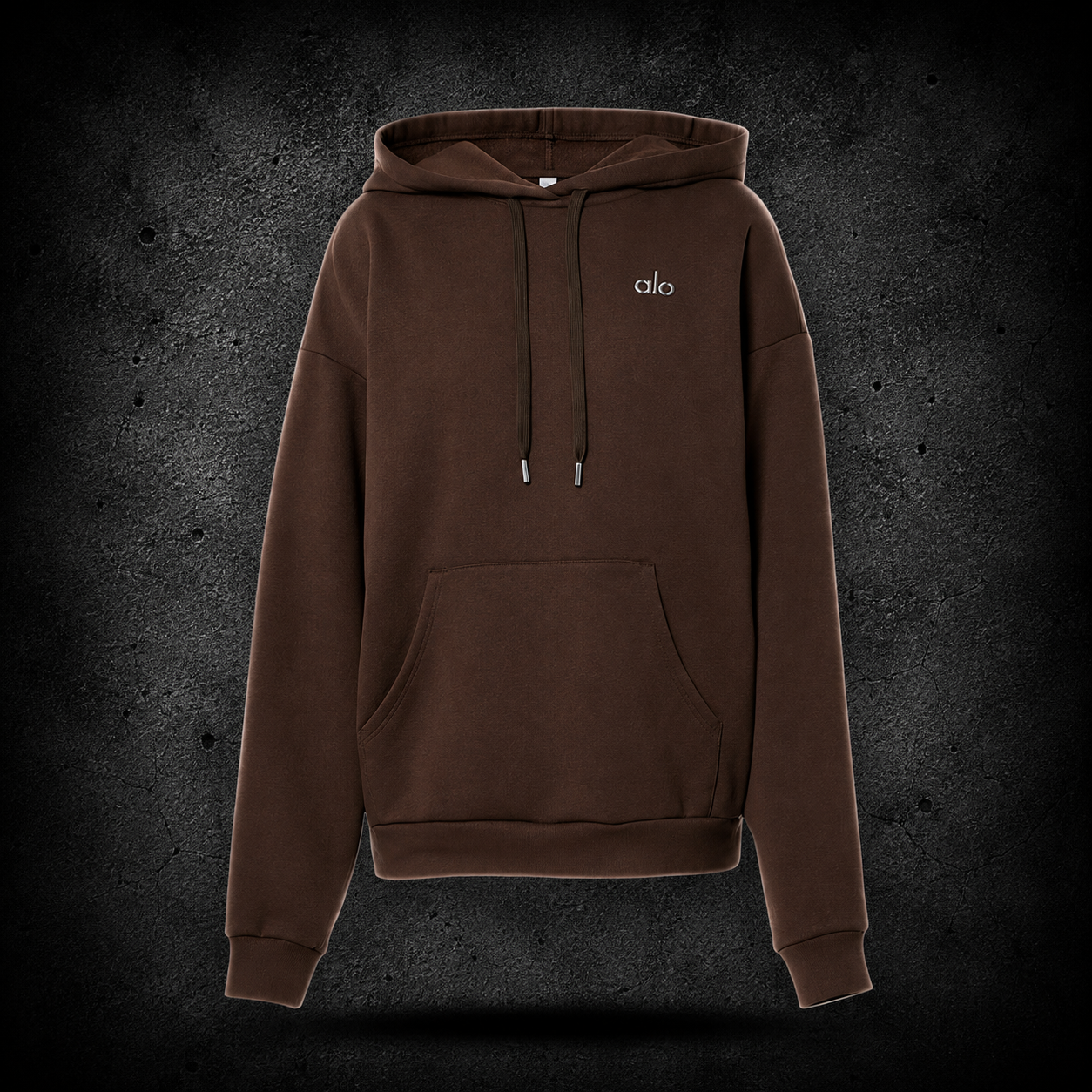 Alo Minimal Hoodie – Chocolate Brown
