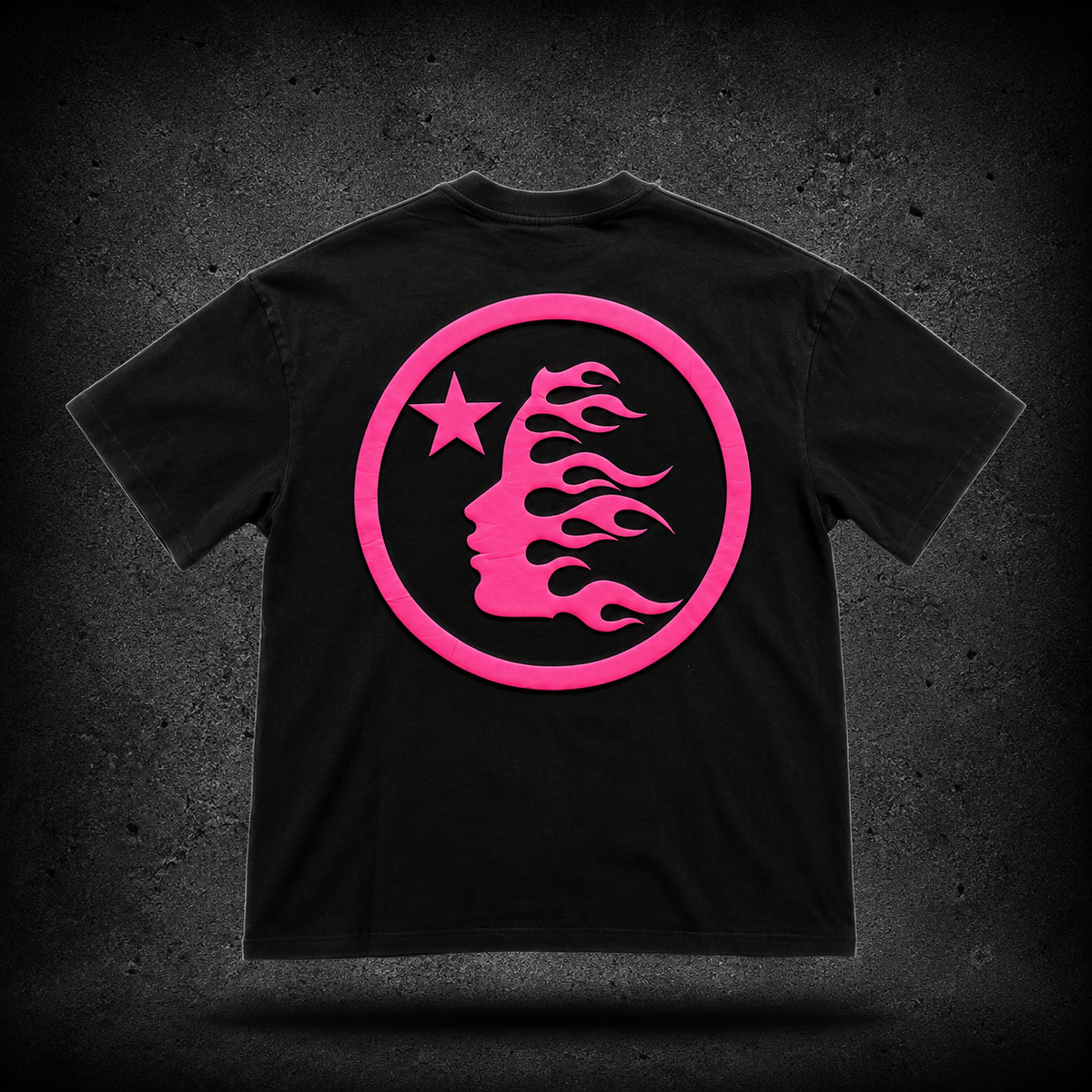 Hellstar Pink Star Black Tee