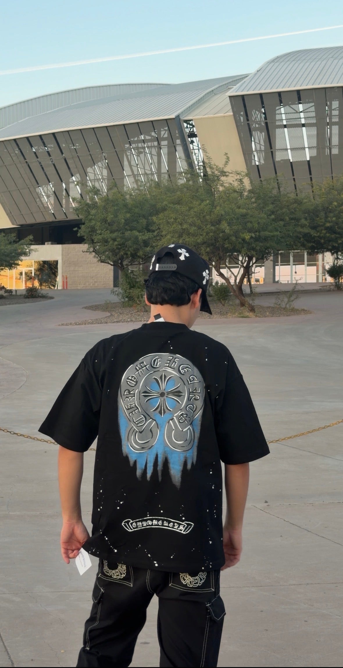 Negra con puntos blancos Chrome Herts