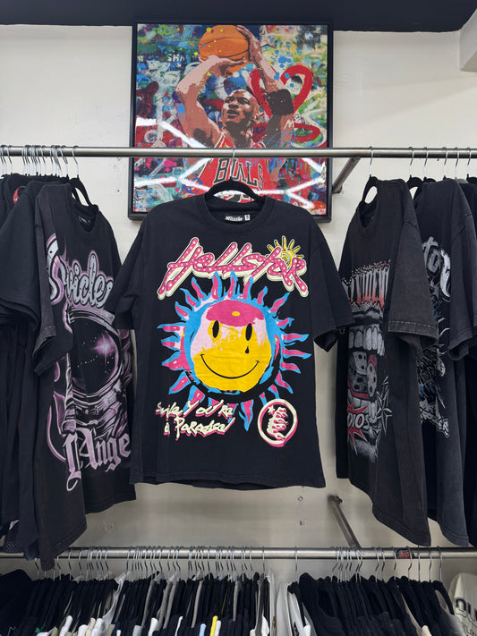 Playera Hellstar Blue Horizon Negra