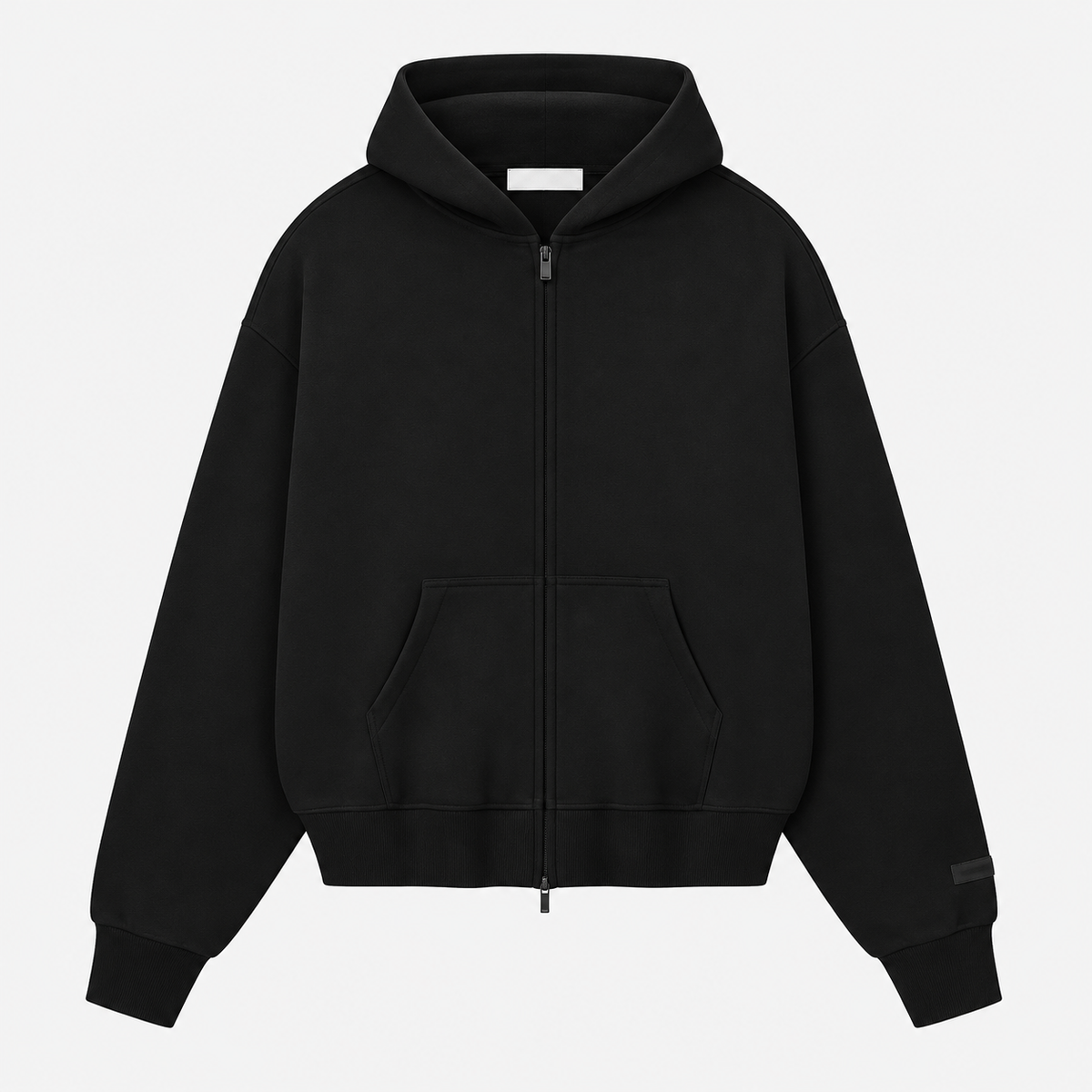 Essentials Fear of God Hoodie Zip – Black