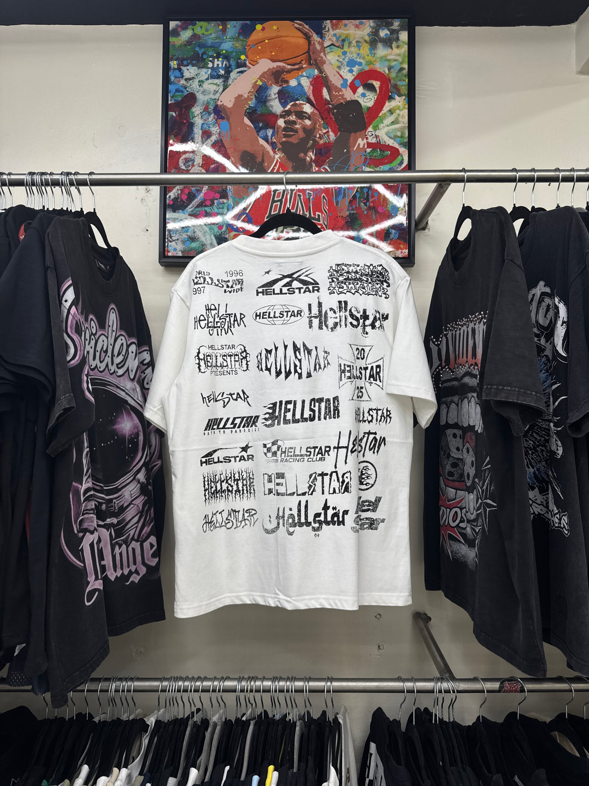 Playera Hellstar Lost in Paradise Blanca
