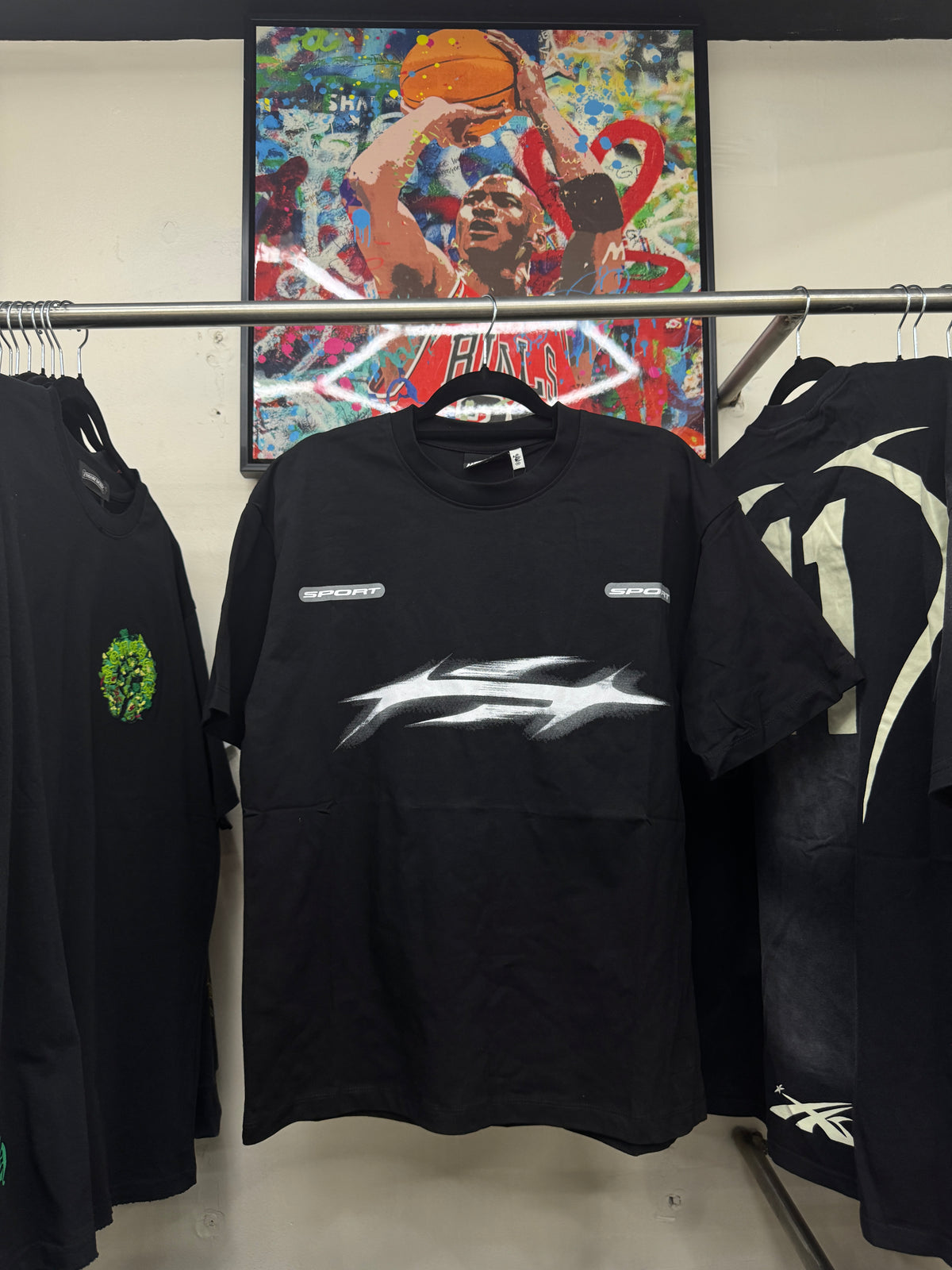 Playera Sport Star Racing – Black Edition
