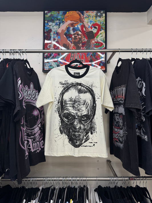 Playera Hellstar Phantom Mask White