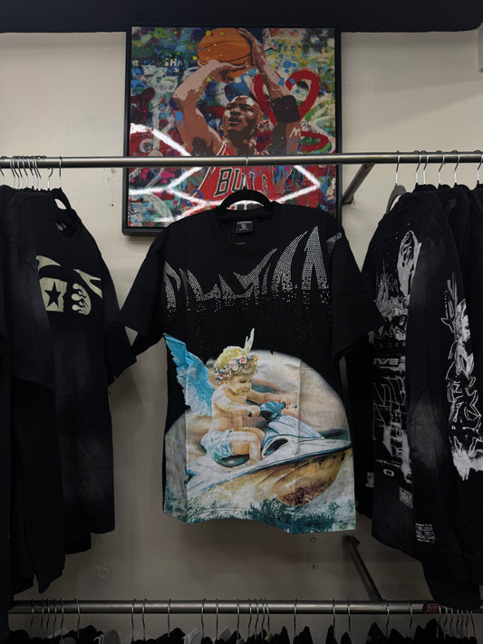 Playera Mixed Emotion Angel Jet Ski – Black Edition
