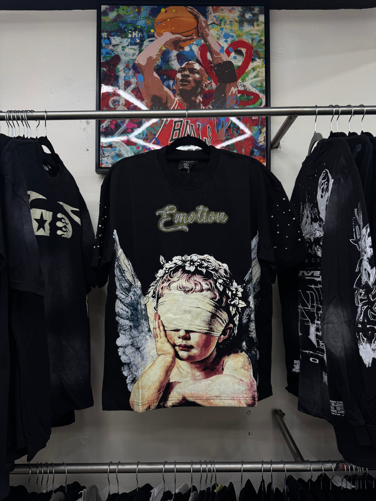 Playera Mixed Emotion Blind Angel – Black Edition