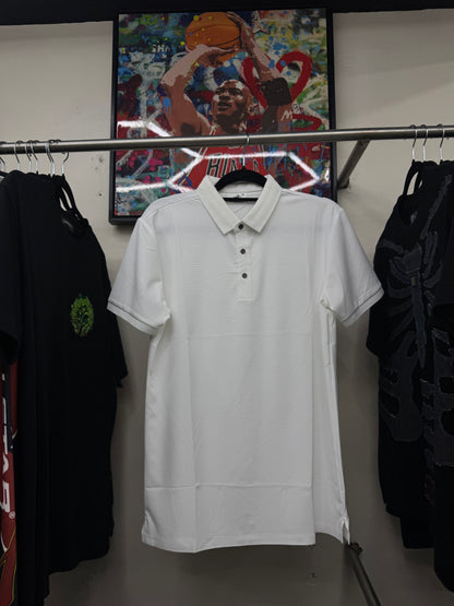 Playera Polo Essential Classic – White Edition