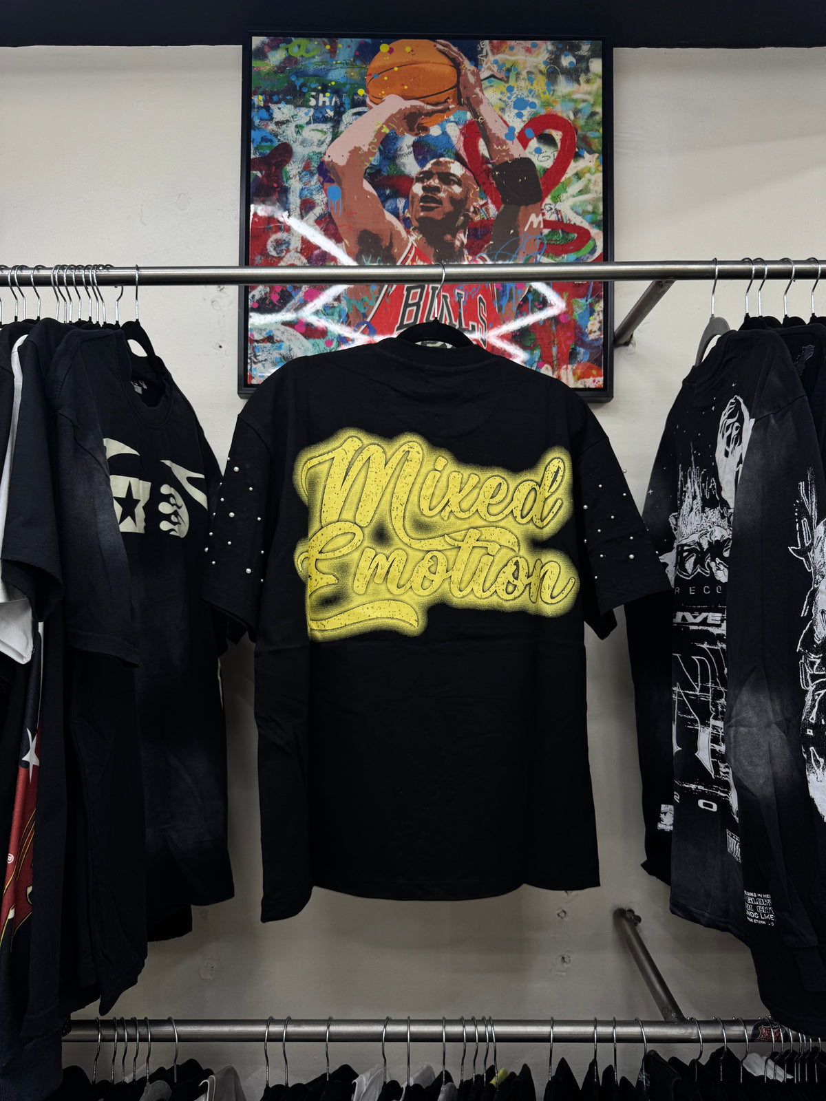 Playera Mixed Emotion Blind Angel – Black Edition