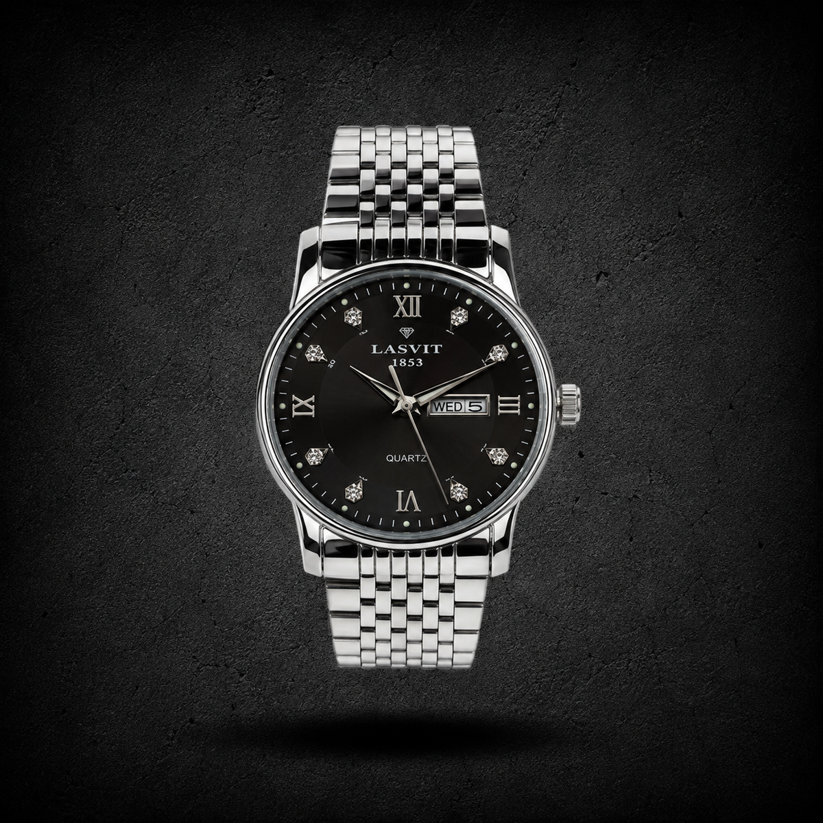 Reloj Lasvit Classic Silver Black
