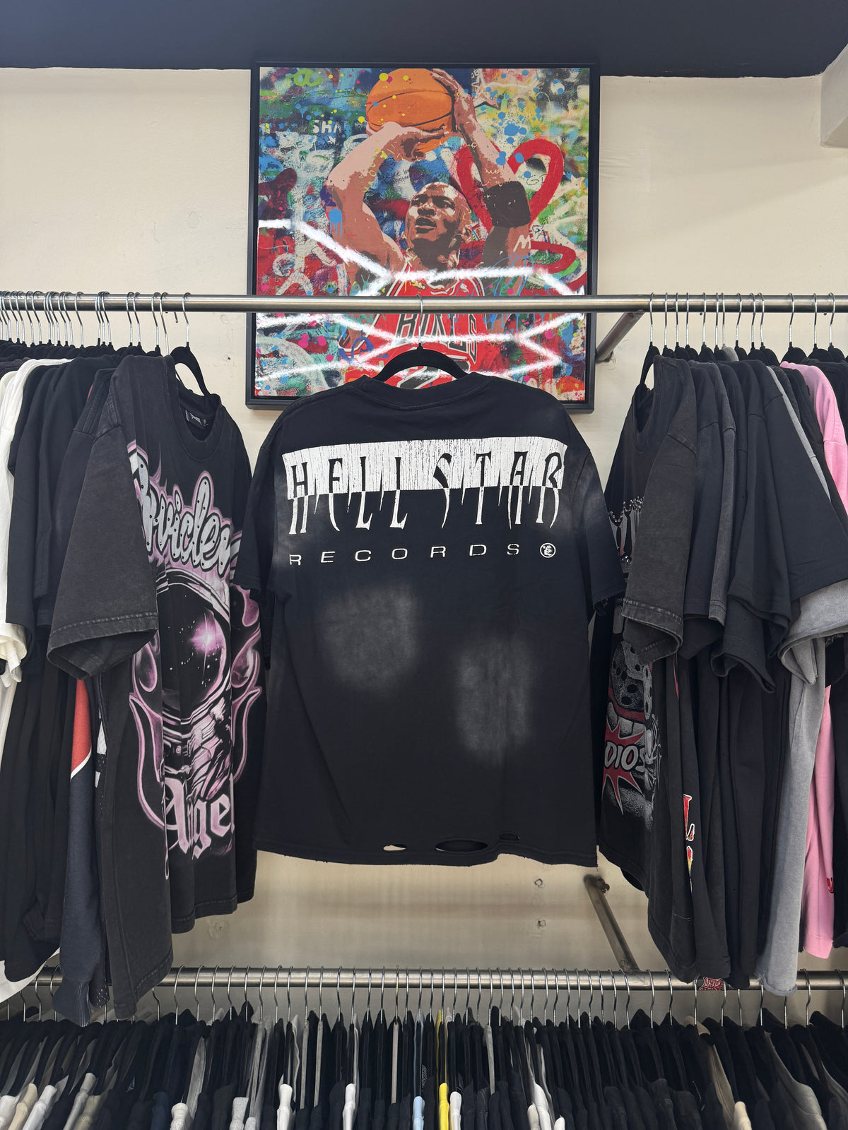 Playera Hellstar 2 Path Paradise Negra