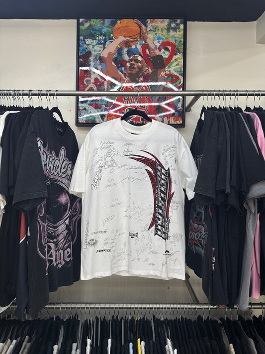 Playera Hellstar Signature Blade White