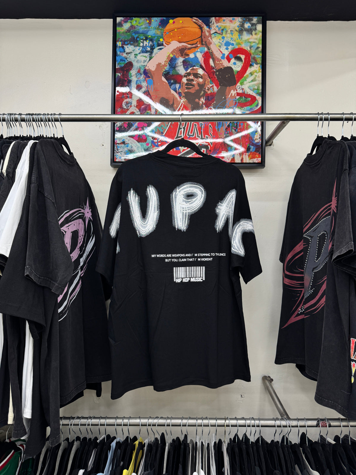 Playera Tupac Hip Hop Music