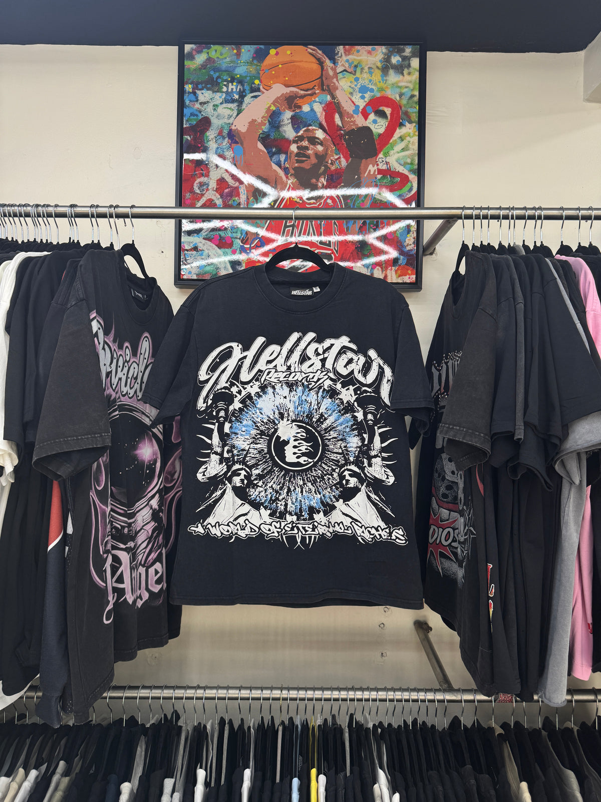 Playera Hellstar Records Black