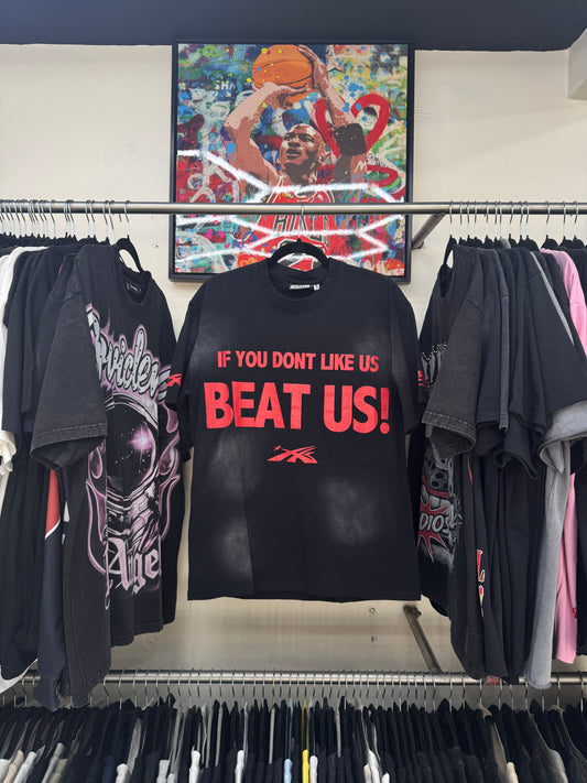 Playera Hellstar Beat Us Negra