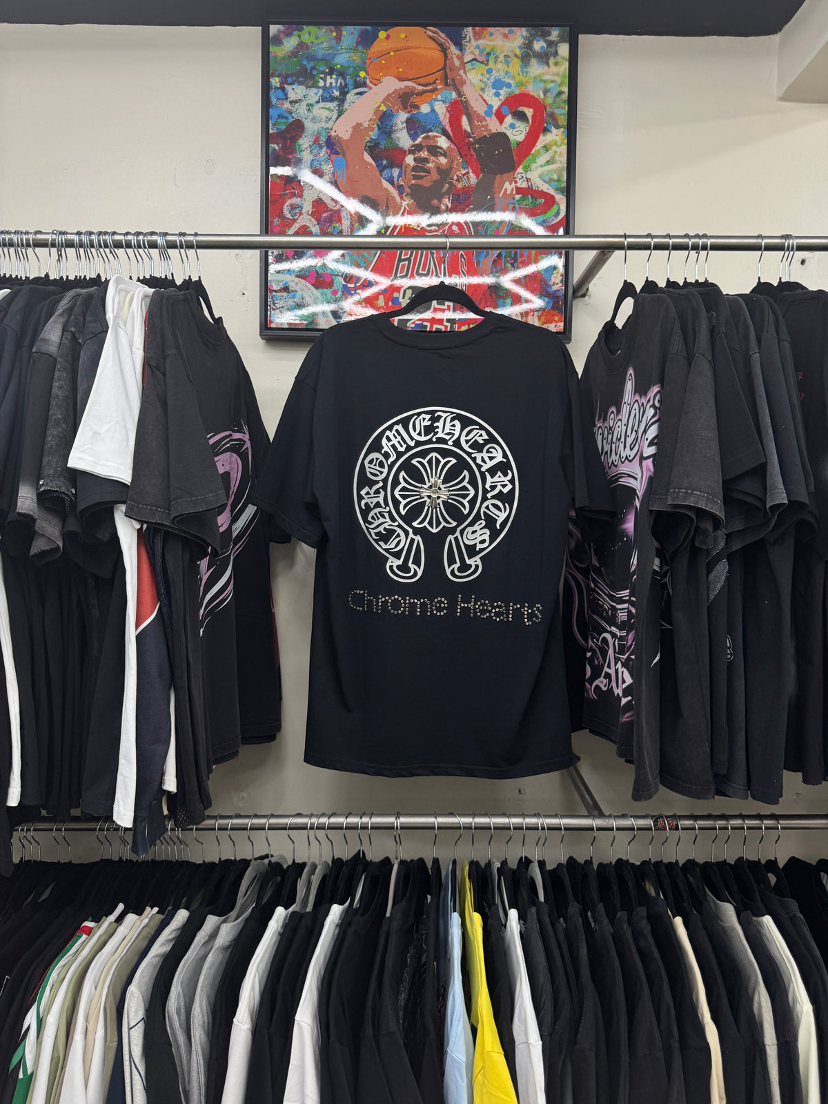 Chrome Hearts Circle Logo Black