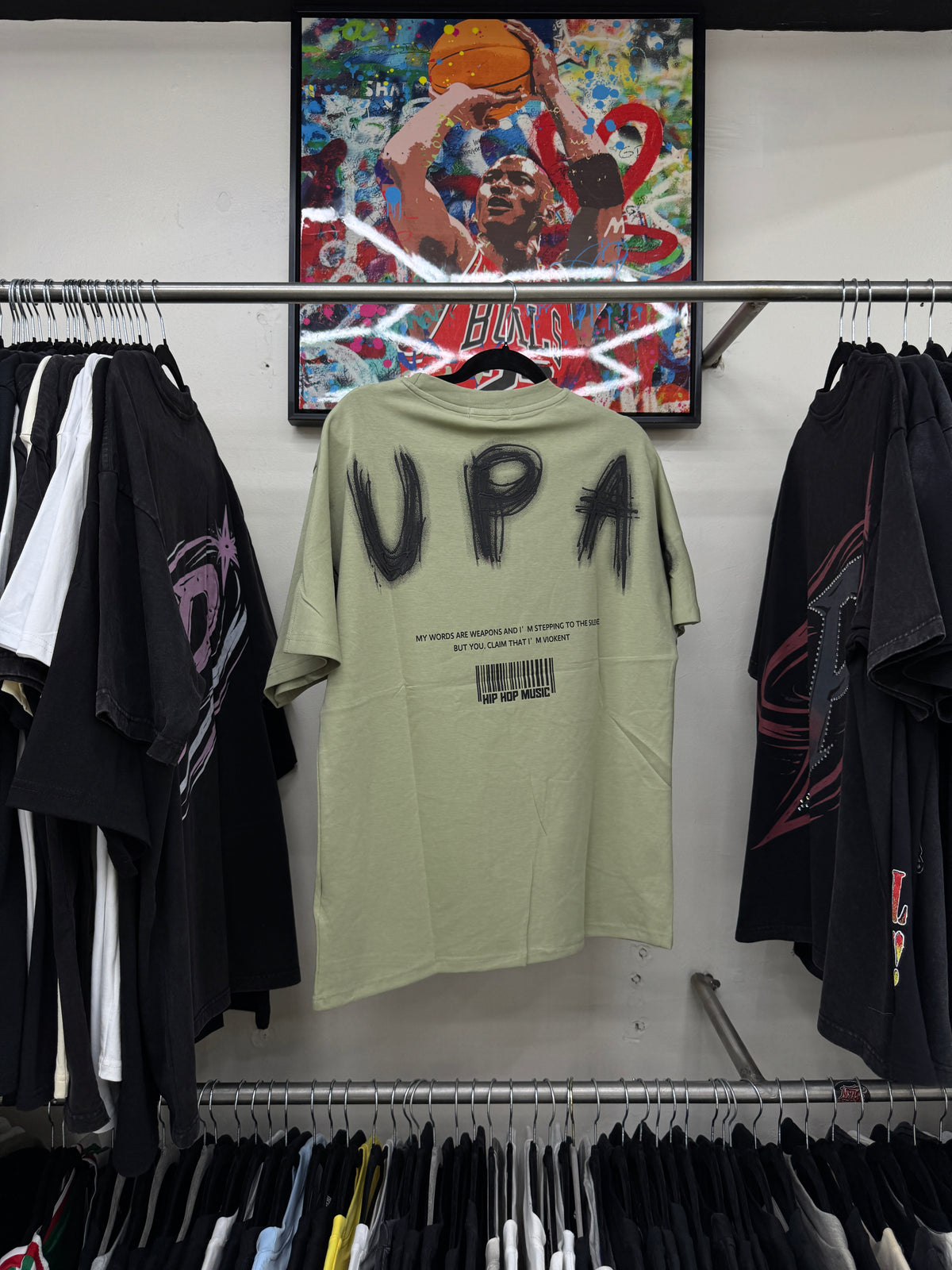 Playera Tupac Hip Hop Music
