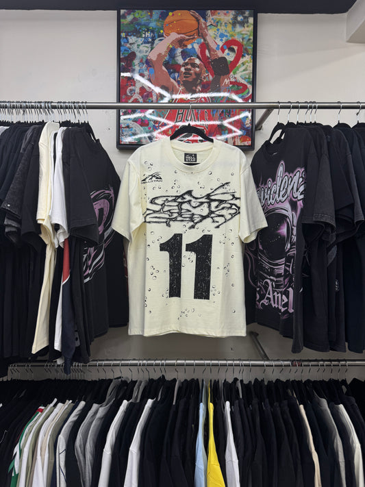 Playera Hellstar Eleven Cream