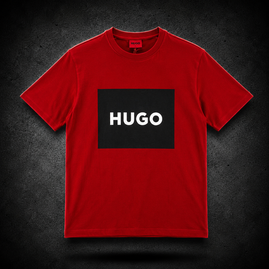 HUGO Box Logo Red