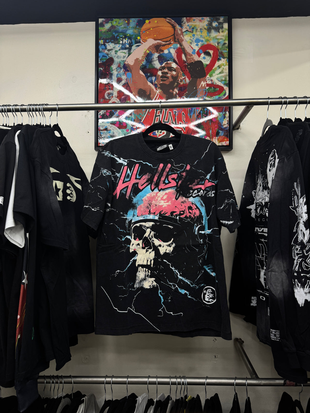 Playera Hellstar Records – Bigger Than Satan Black