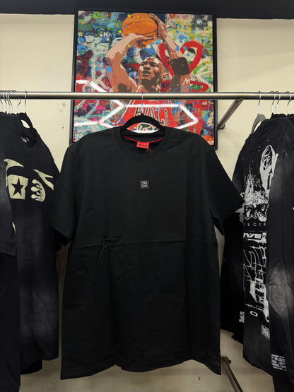 Playera HUGO Essential Mini Logo – Black Edition