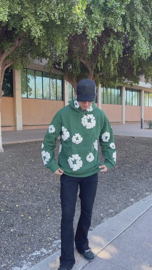 Hoodie Denim Tears Verde