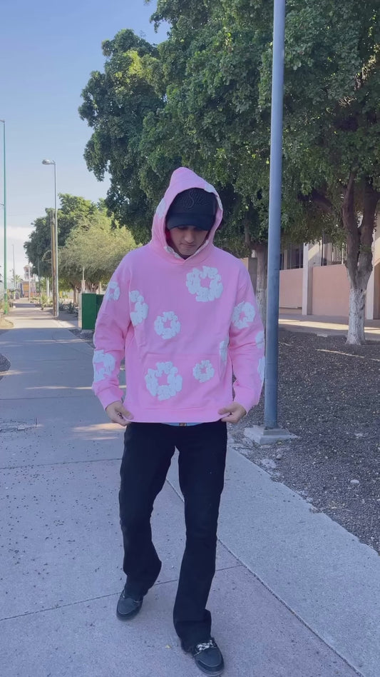 Hoodie Denim tears Rosa