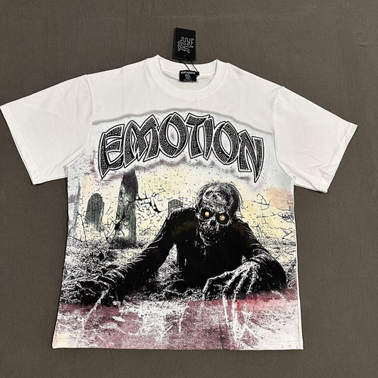 Playera Mixed Emotion – Zombie Resurrection White