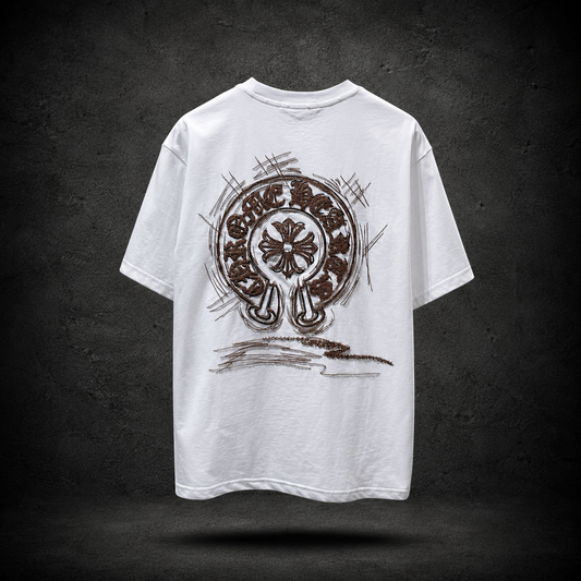 Playera Chrome Hearts Heritage Blanca