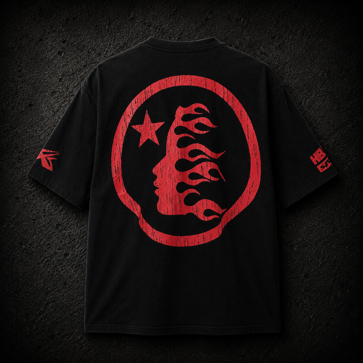 Playera Hellstar Beat Us Negra