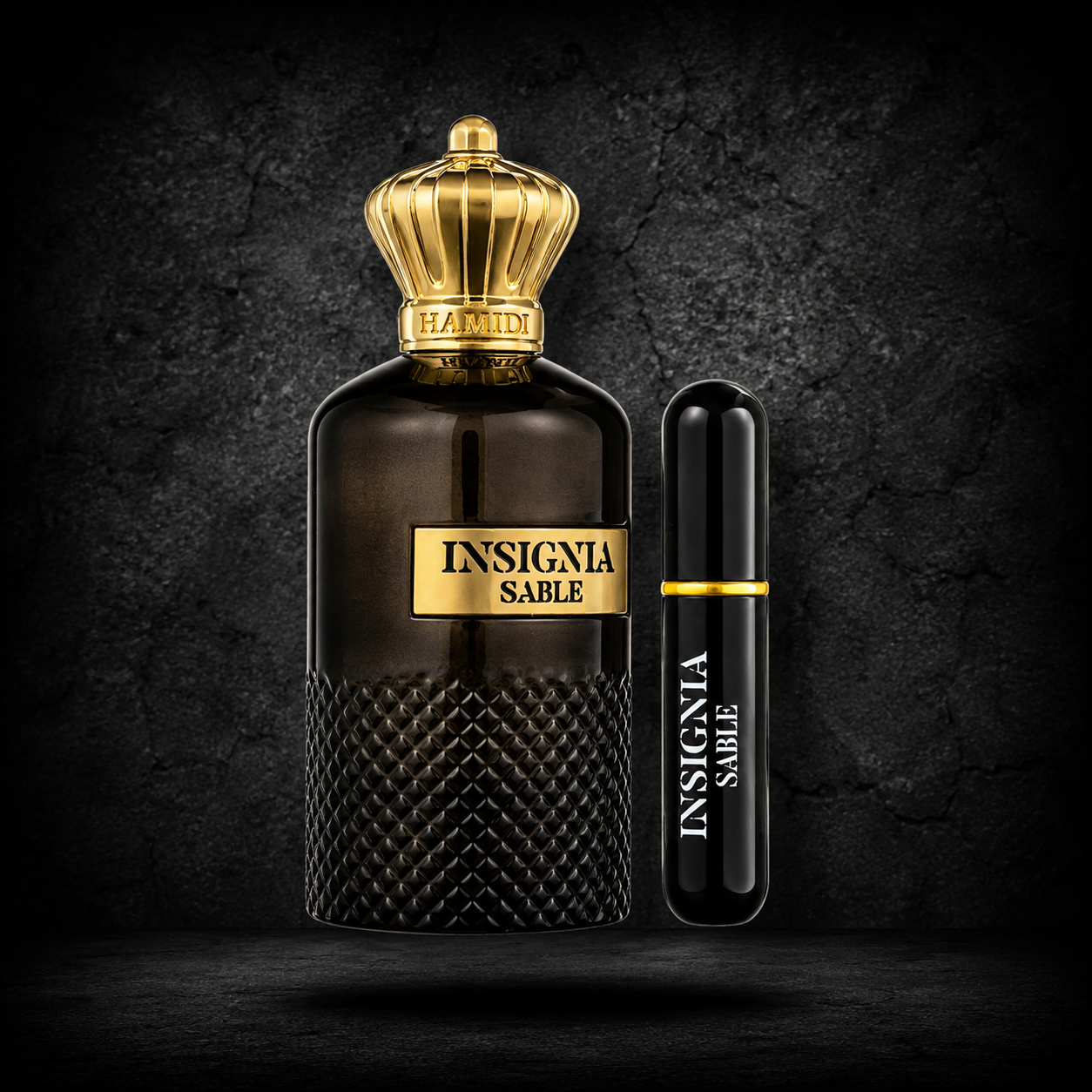 PERFUME Hamidi Insignia Sable Eau de Parfum + Travel Spray