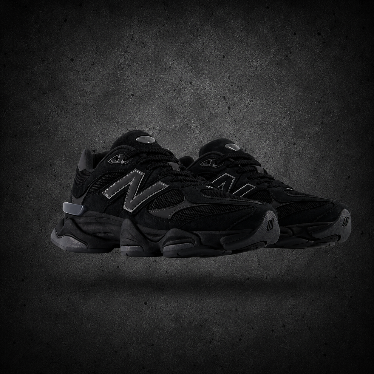 New Balance 9060 en negro Monocromatico