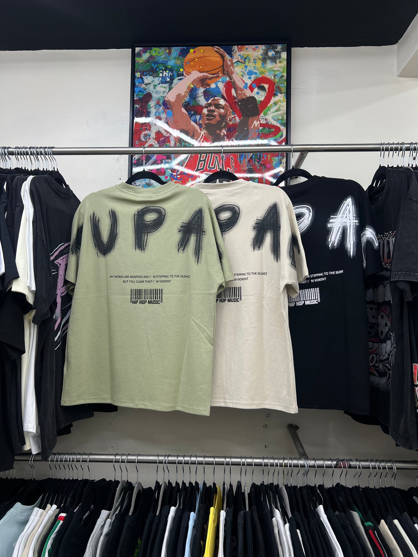 Playera Tupac Hip Hop Music