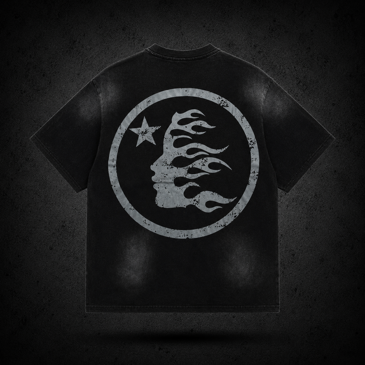 Playera Hellstar Classic Logo Negra