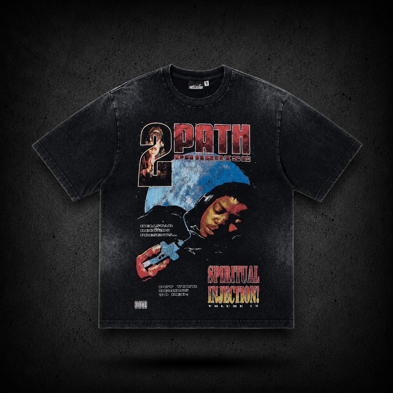 Playera Hellstar 2 Path Paradise Negra