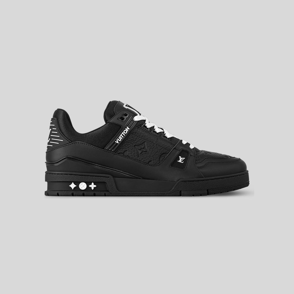 Louis Vuitton Trainer Black Embosed Monogram