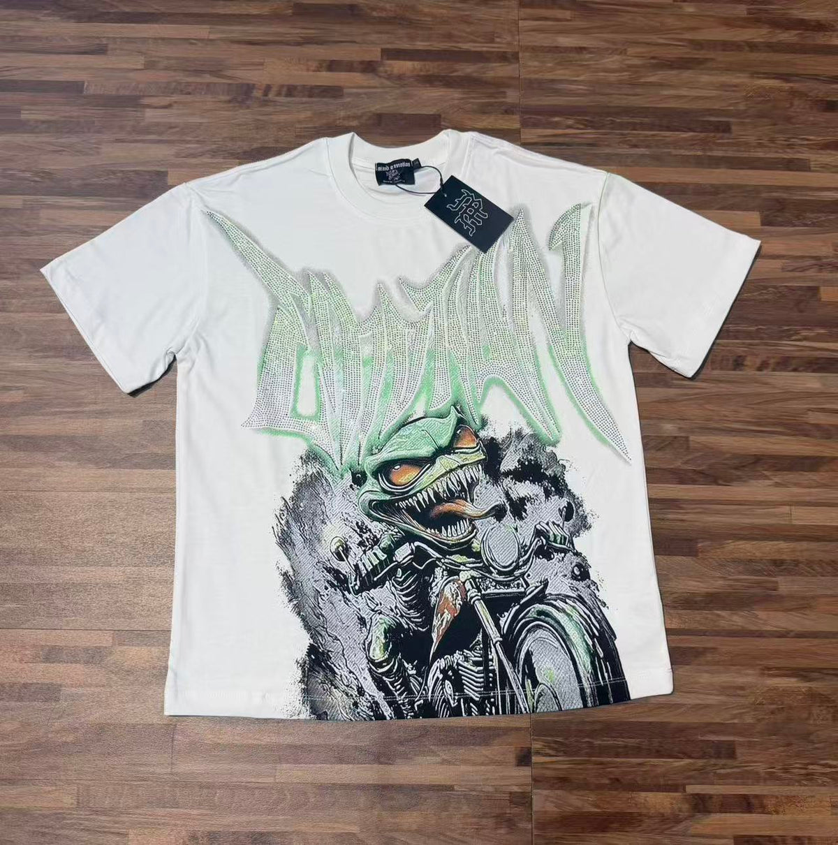 Playera Mixed Emotion – Toxic Rider White