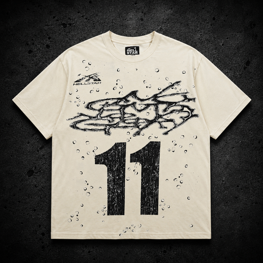 Playera Hellstar Eleven Cream