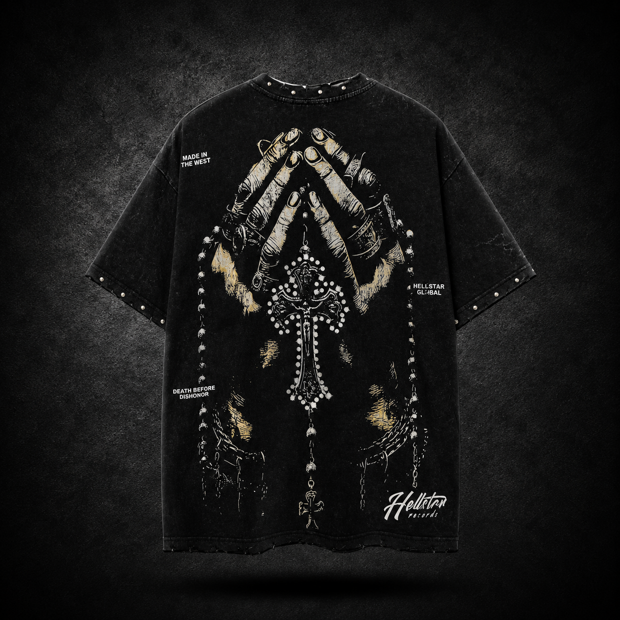 Playera Hellstar Crown of Thorns Negra