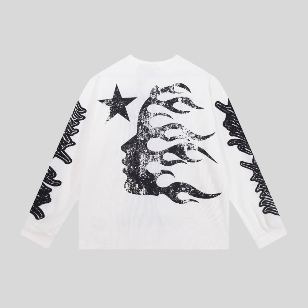 Victory Whitin White Manga larga Hellstar