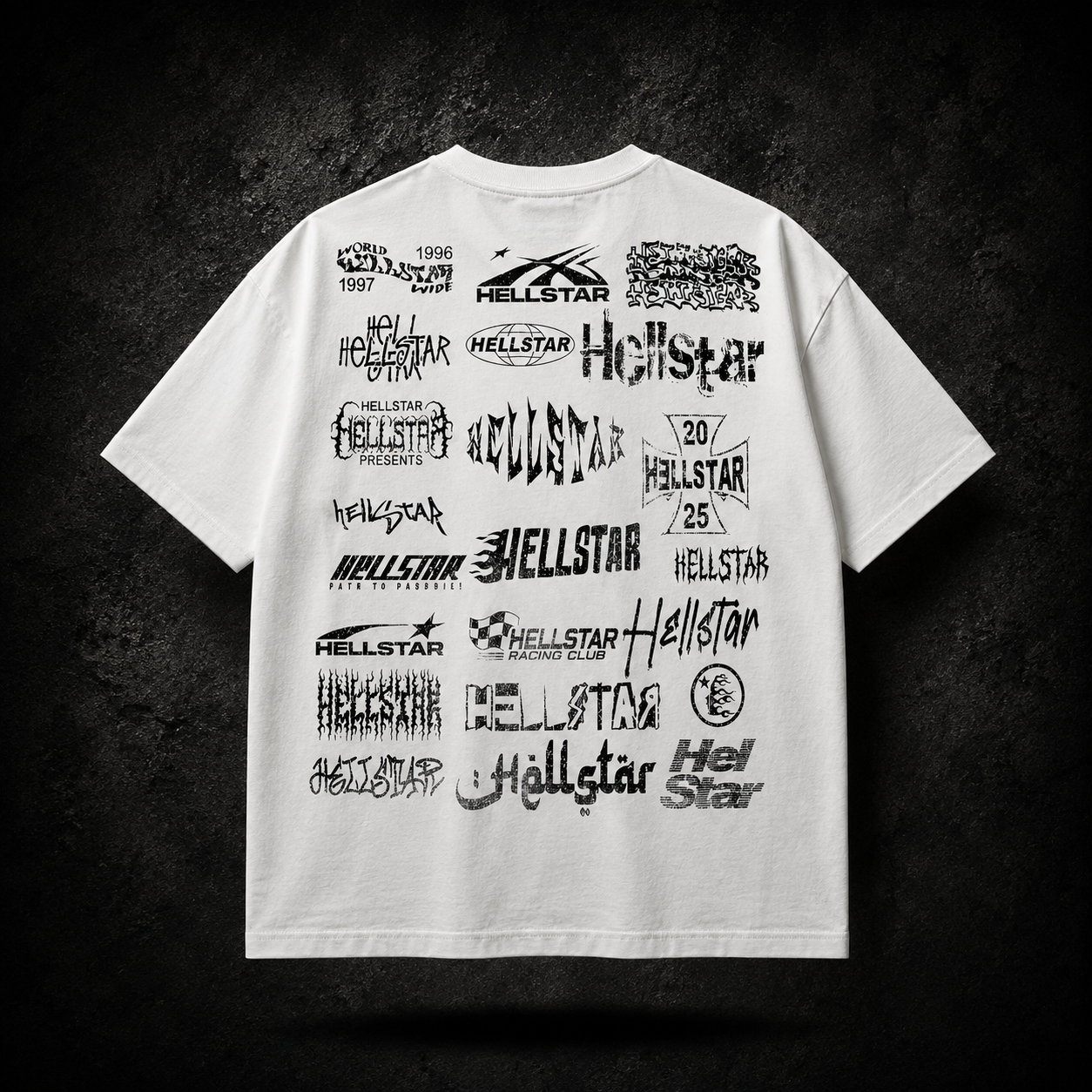 Playera Hellstar Lost in Paradise Blanca