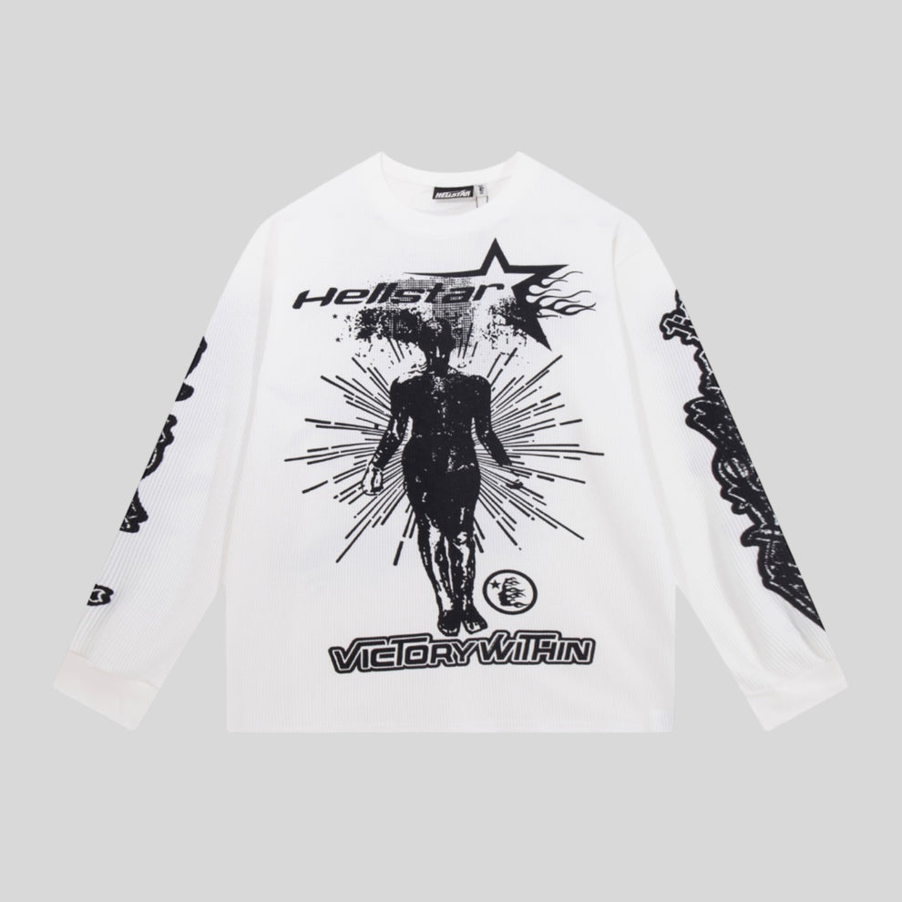 Victory Whitin White Manga larga Hellstar