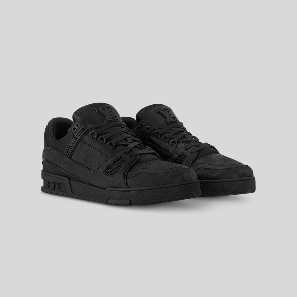 Tenis LV Trainer Denim Noir