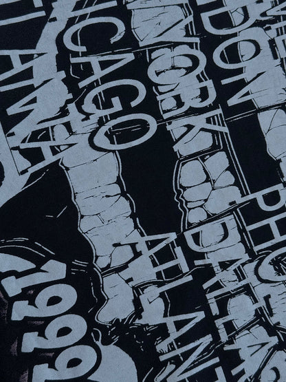 Playera Hellstar Neural Skull Negra